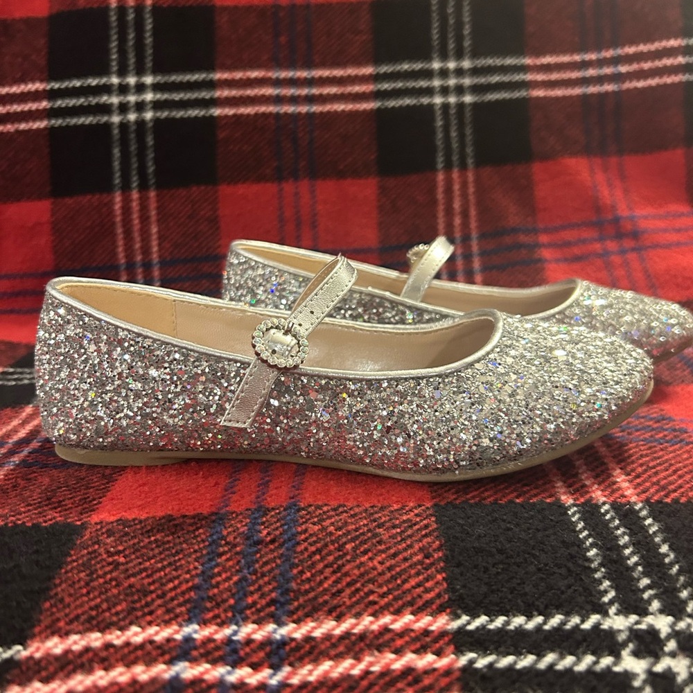 Girls Glitter Dress Shoes size 1